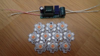Лот: 10985038. Фото: 1. Светодиоды LED 1W растительного... Светодиоды