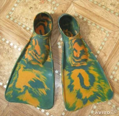 Лот: 4859945. Фото: 1. Ласты "Дельфин" для плавания 44-45... Плавание