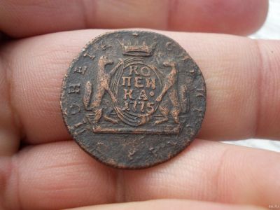 Лот: 13761717. Фото: 1. Отличная Сибирская копейка 1775... Россия до 1917 года