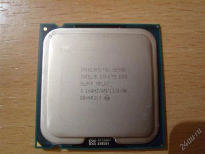 Лот: 1770741. Фото: 1. Процессор Core2 Duo E8500 3.16Mhz... Процессоры