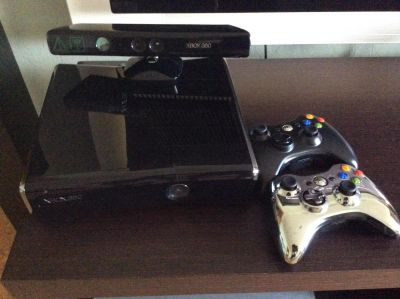 Лот: 3939912. Фото: 1. xbox 360 250gb black + kinect... Игровые приставки, консоли