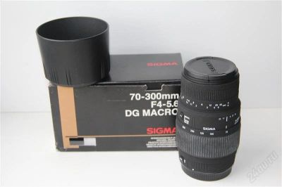 Лот: 1698255. Фото: 1. SIGMA AF 70-300 mm F4-5.6 DG MACRO... Объективы