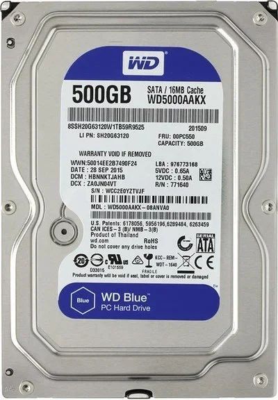 Лот: 7433744. Фото: 1. Жесткий диск Western Digital Caviar... Жёсткие диски (HDD)