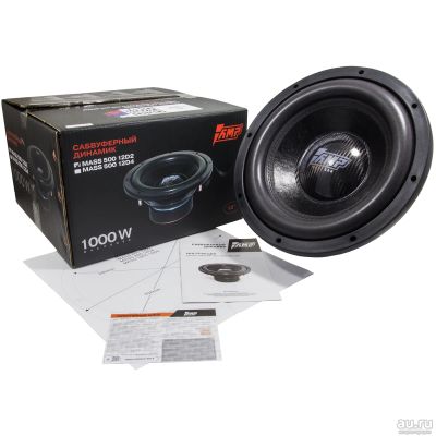 Лот: 17786115. Фото: 1. Сабвуферный динамик AMP MASS 500... Сабвуферы