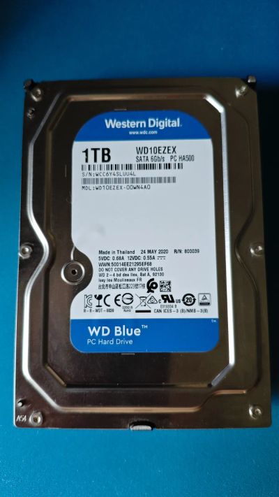 Лот: 23913323. Фото: 1. Жёсткий диск WD10EZEX 1 ТБ. Жёсткие диски (HDD)
