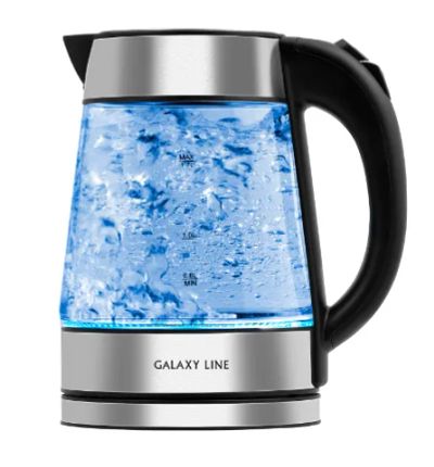 Лот: 21726594. Фото: 1. Чайник 1,7л. Galaxy GL-0561 дисковый... Чайники, кофемашины, кулеры