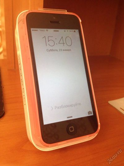Лот: 6762986. Фото: 1. IPhone 5c 8 Gb, Розовый, с LTE. Смартфоны