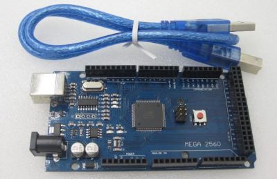 Лот: 7233276. Фото: 1. Arduino Mega 2560 R3 + USB кабель... Микроконтроллеры