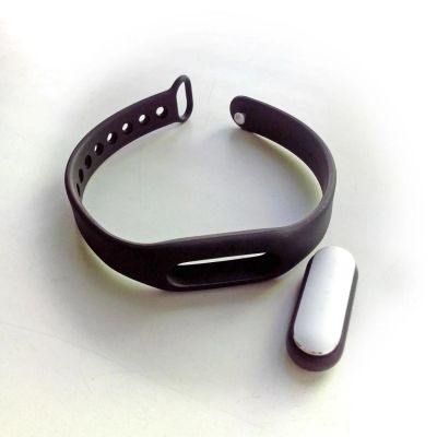 Лот: 7967116. Фото: 1. Xiaomi Mi Band (черный и голубой... Смарт-часы, фитнес-браслеты, аксессуары