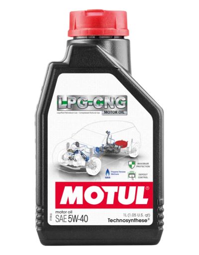 Лот: 20067585. Фото: 1. MOTUL LPG-CNG 5W-40 1 L 110668... Масла, жидкости