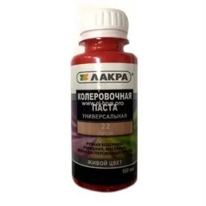 Лот: 14733762. Фото: 1. Колер &quot;Лакра&quot; №22 персик... Краски, лаки, растворитель