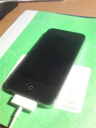 Лот: 1575940. Фото: 1. Iphone 4S 32gb черный. Смартфоны