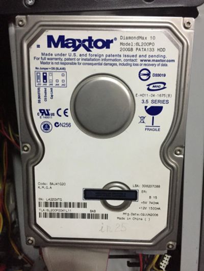 Лот: 12515412. Фото: 1. Жесткий диск (винчестер) HDD Maxtor... Жёсткие диски (HDD)