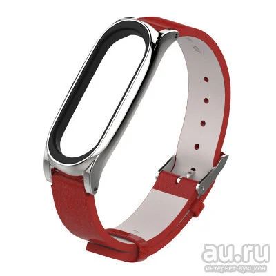 Лот: 16265729. Фото: 1. Кожаный ремешок для Xiaomi Mi... Ремешки, браслеты