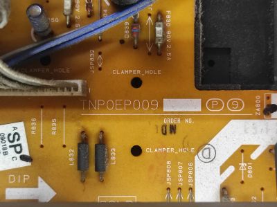 Лот: 21379539. Фото: 1. PSU TNP0EP009 P 9 tv Panasaonic... Запчасти для телевизоров, видеотехники, аудиотехники