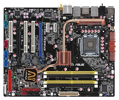Лот: 6648967. Фото: 1. ASUS P5K Premium(S775)/ DDR2. Материнские платы