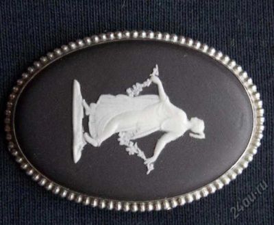 Лот: 5854389. Фото: 1. Брошь камея Wedgwood Веджвуд Англия... Броши