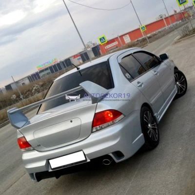 Лот: 15642335. Фото: 1. Задний бампер "EVO style" на Mitsubishi... Детали тюнинга