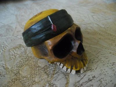 Лот: 1728304. Фото: 1. Подарочная пепельница череп Ёрик... Другое (сувениры, подарки)