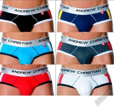 Лот: 5070894. Фото: 1. Слипы Andrew Christian Almost... Нижнее бельё, плавки, шорты для плавания