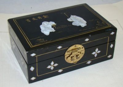 Лот: 18655649. Фото: 1. Китайская винтажная шкатулка для... Другое (антиквариат)
