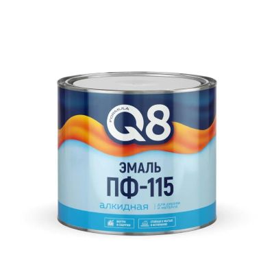 Лот: 24085759. Фото: 1. Эмаль Formula Q8, ПФ-115, алкидная... Краски, лаки, растворитель