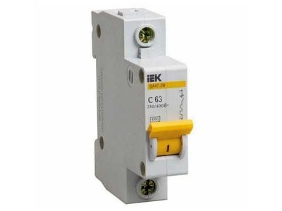 Лот: 3124313. Фото: 1. Автомат IEK, 1П, 63А. Автоматы, пакетники, предохранители