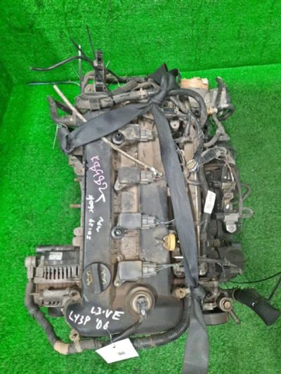 Лот: 16652378. Фото: 1. Двигатель Mazda Mpv LY3P L3-VE... Двигатель и элементы двигателя
