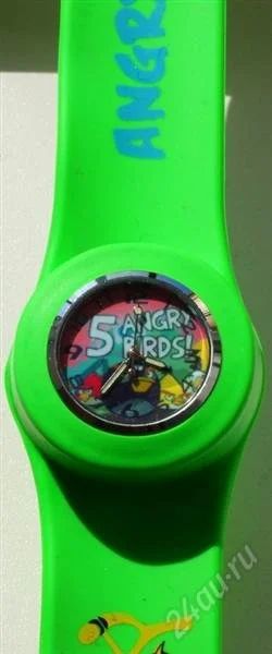 Лот: 1677247. Фото: 1. Часы "Angry Birds Watch" (прикольные... Оригинальные наручные часы