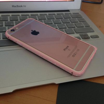 Лот: 7132605. Фото: 1. Розовое Бронестекло для iPhone... Защитные стёкла, защитные плёнки