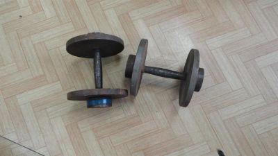 Лот: 3891061. Фото: 1. гантели, 7 кг штука. Гантели
