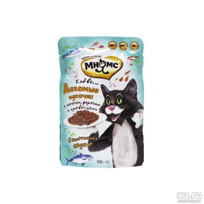 Лот: 10399584. Фото: 1. Корм Мнямс Рыбный Фестиваль Для... Корма