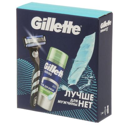 Лот: 24572094. Фото: 1. Набор подарочный мужской, Gillette... Уход за телом