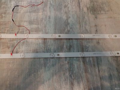 Лот: 13725648. Фото: 1. LCD LED подсветка, стринг светодиодный... Запчасти для телевизоров, видеотехники, аудиотехники