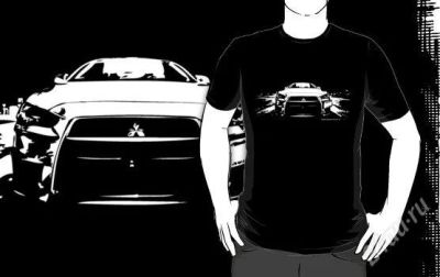 Лот: 2177225. Фото: 1. Футболка Mitsubishi EVO X (США... Футболки, поло