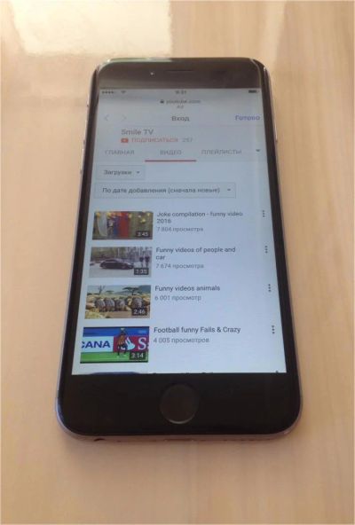 Лот: 8130164. Фото: 1. iPhone 6 64Gb Space Gray (РСТ... Смартфоны