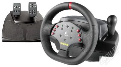 Лот: 733495. Фото: 1. руль Logitech momo. Рули, джойстики