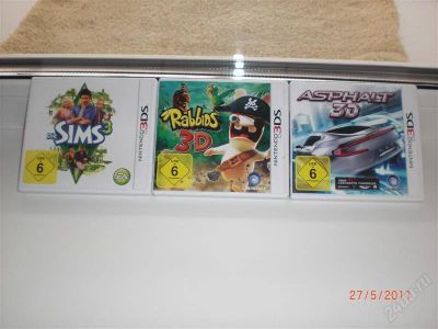 Лот: 990010. Фото: 1. 3 игры на 3ds. Другое (игровые приставки, консоли, видеоигры)