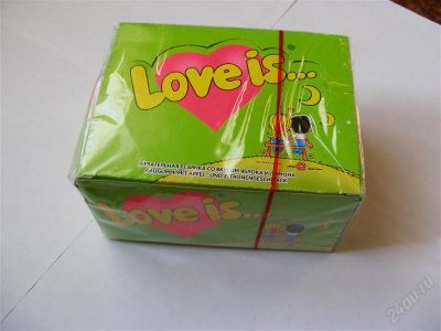 Лот: 825429. Фото: 1. блок жевательной резинки Love... Другое (продукты)