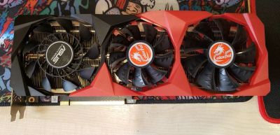 Лот: 20832015. Фото: 1. Видеокарта Colorful RTX 3070 Battle... Видеокарты