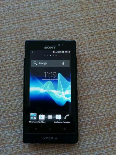 Лот: 14543438. Фото: 1. Смартфон Sony Sola. Смартфоны