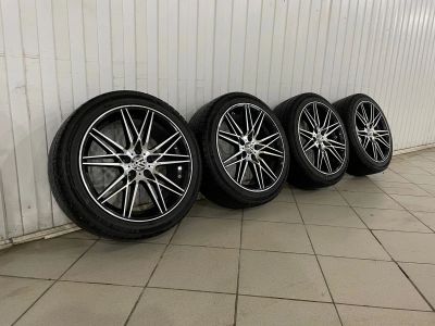 Лот: 18455370. Фото: 1. Колёсные диски R17 - 5*100 с резиной... Шины на дисках