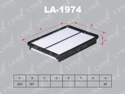 Лот: 13357175. Фото: 1. Lynx LA-1974 Воздушный фильтр. Расходные материалы