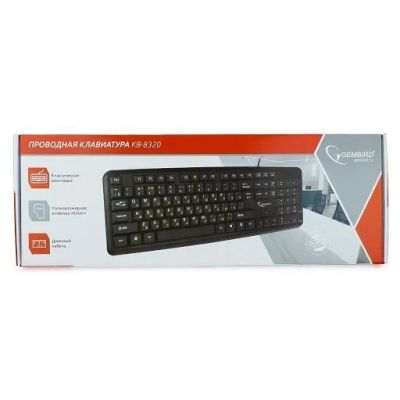 Лот: 22148190. Фото: 1. ПРОВОДНАЯ КЛАВИАТУРА GEMBIRD KB-8320U. Клавиатуры и мыши