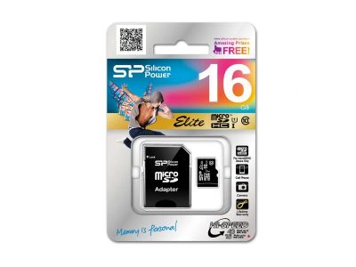 Лот: 4477731. Фото: 1. Карта памяти microSD HC 16 GB... Карты памяти