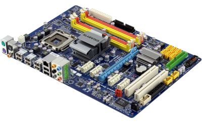 Лот: 7998916. Фото: 1. GigaByte GA- EP45- UD3LR + Intel... Материнские платы