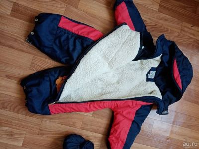 Лот: 18004076. Фото: 1. Комбинезон зимний на овчине теплый... Верхняя одежда