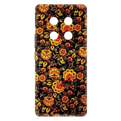 Лот: 25086017. Фото: 1. Чехол Krutoff Soft Case "Хохлома... Чехлы, бамперы