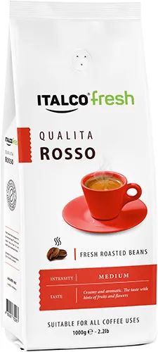 Лот: 24526865. Фото: 1. Кофе в зернах Italco Qualita Rosso... Чай, кофе, какао