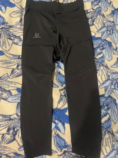 Лот: 20362004. Фото: 1. Тайтсы Salomon AGILE WARM TIGHT... Спортивные брюки, штаны
